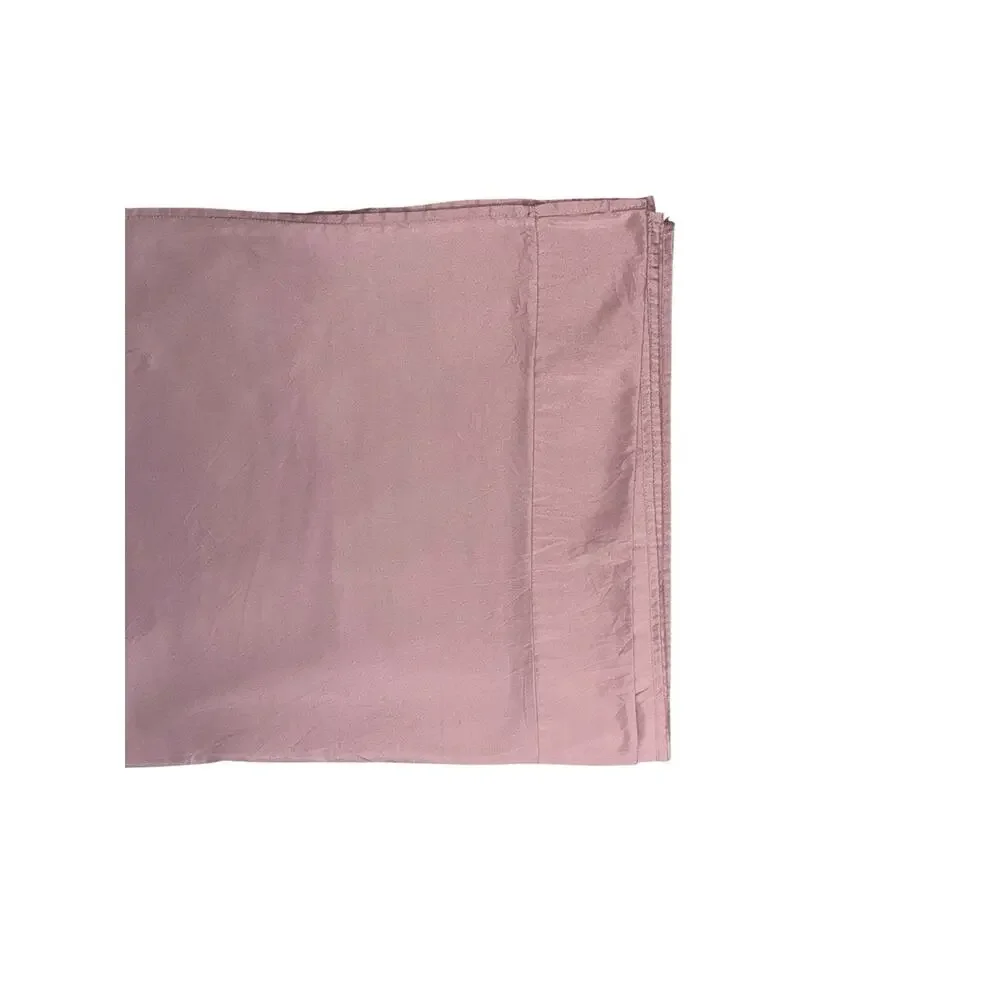 Solid Purple Microfiber Flat Sheet Queen Size Bedding 104x86 Polyester